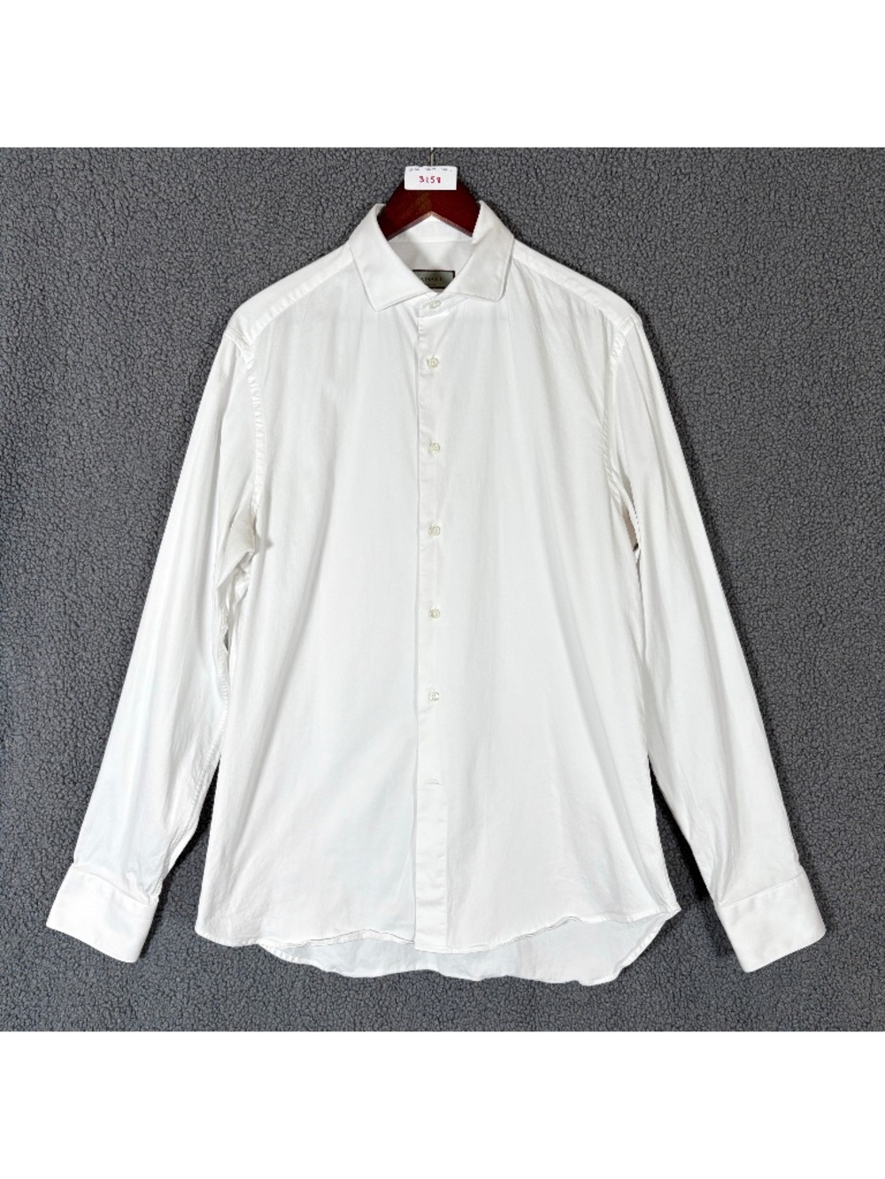 Canali Made in Italy Button Up Long Sleeve Dress Shirt - Men's Size 41/16
